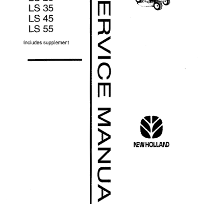 Ford New Holland LS25, LS35, LS45, LS55 Yard Tractors Manual