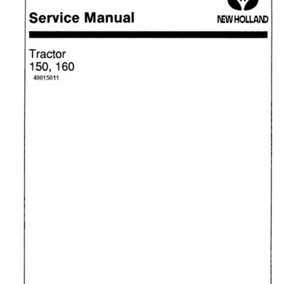 Ford Versatile 150 and 160 Tractor Service Manual