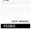 Kawasaki KSS80Z, 80ZII Wheel Loader Service Manual