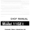 Kawasaki KSS110Z,110ZII Wheel Loader Service Manual