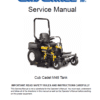 Cub Cadet M48 Tank Mower Service Manual Cub Cadet M48 Tank Mower Service Manual