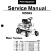 Cub Cadet 526, 802, 804, 830, 1106, 1136 Mower Service Manual Cub Cadet 526, 802, 804, 830, 1106, 1136 Mower Service Manual