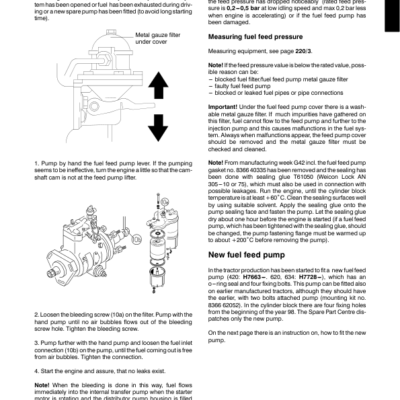 Valtra 95, 105, 115, X100, X110, X120 Tractors Repair Manual