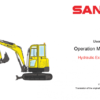 Sany SY18C Hydraulic Excavator Repair Service Manual