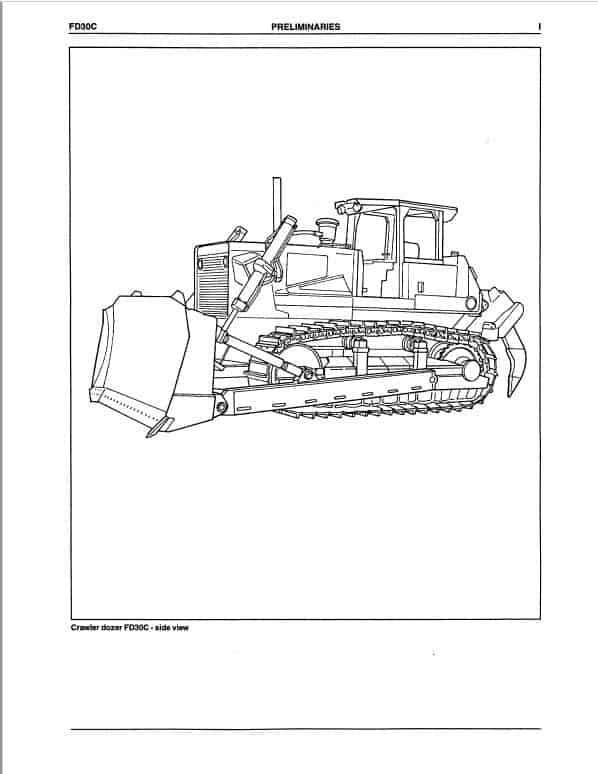Fiatallis FD30C Crawler Dozer Repair Service Manual Fiatallis FD30C Crawler Dozer Repair Service Manual