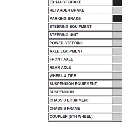 Hino Truck 2017 Conventional Service Manual