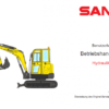 Sany SY26U Hydraulic Excavator Repair Service Manual