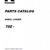 Kawasaki 70ZV Wheel Loader Repair Service Manual