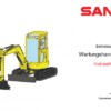 Sany SY35U, SY35C Hydraulic Excavator Repair Service Manual