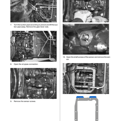 Valtra N82H, H91H, N92H, N101H, N111H, H121H, N141H Tractors Service Repair Manual