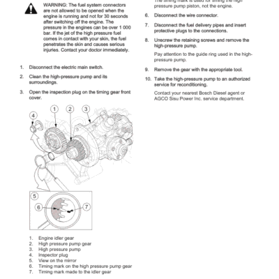 Valtra A83H, A93H Tractors Service Repair Manual