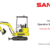 Sany SY16C Hydraulic Excavator Repair Service Manual