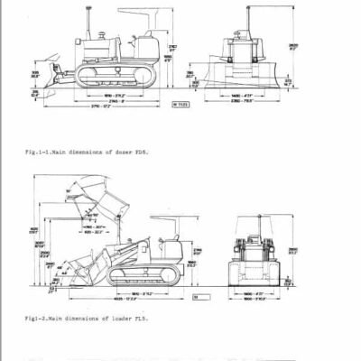 Fiatallis FL5, FL5B, FD5 Crawler Loader Repair Service Manual