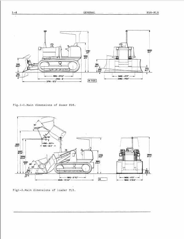 Fiatallis FL5, FL5B, FD5 Crawler Loader Repair Service Manual Fiatallis FL5, FL5B, FD5 Crawler Loader Repair Service Manual