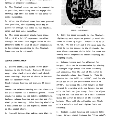 Ford Versatile D118, D145 and G125 Tractors Service Manual