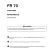 Fiatallis FR70 Wheel Loader Repair Service Manual Fiatallis FR70 Wheel Loader Repair Service Manual