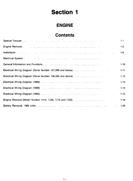 Cub Cadet 1220, 1315, 1320, 1405, 1415, 1420 Tractor Service Manual Cub Cadet 1220, 1315, 1320, 1405, 1415, 1420 Tractor Service Manual - Image 2