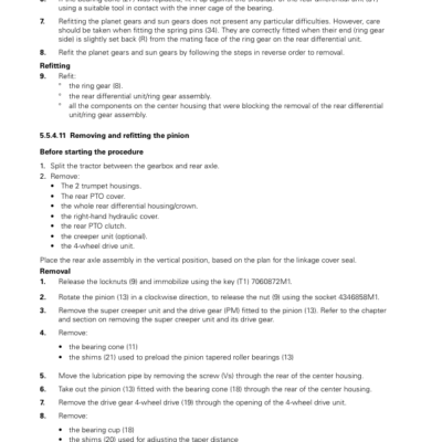 Valtra A83H, A93H Tractors Service Repair Manual