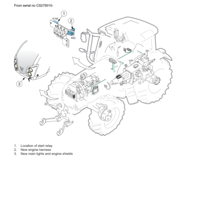 Valtra T133H, T153H, T173H, T193H Tractors Repair Manual