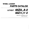 Kawasaki 65ZIV-2 Wheel Loader Repair Service Manual