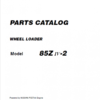 Kawasaki 85ZIV-2 Wheel Loader Repair Service Manual