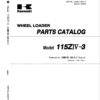 Kawasaki 115ZIV-3 Wheel Loader Repair Service Manual
