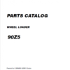 Kawasaki 90ZV Wheel Loader Repair Service Manual