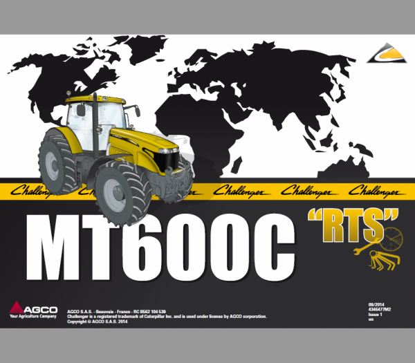 Challenger MT645C, MT655C, MT665C, MT675C, MT685C Tractor Workshop Manual Challenger MT645C, MT655C, MT665C, MT675C, MT685C Tractor Workshop Manual