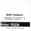 Kawasaki 115ZIII Wheel Loader Service Manual