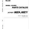 3-8 (3) Kawasaki 60ZIV Wheel Loader Repair Service Manual