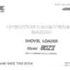 Kawasaki KSS80Z, 80ZII Wheel Loader Service Manual