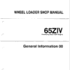 Kawasaki 65ZIV Wheel Loader Repair Service Manual