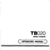 Takeuchi TB020 Compact Excavator Service Manual