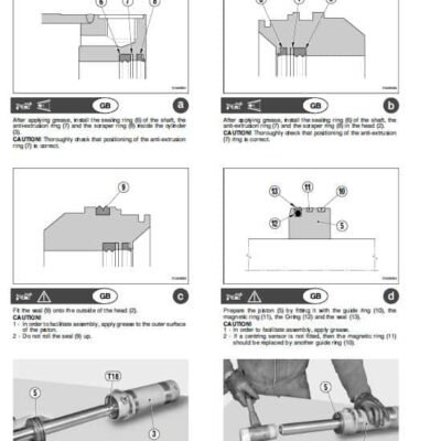Manitou MHT-X 780 T-E3, MHT-X 860 LT-E3, MHT-X 950 LT-E3 Telehandler Repair Manual