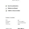 Sennebogen 825.0.1408 Operators, Maintenance and Parts Manual