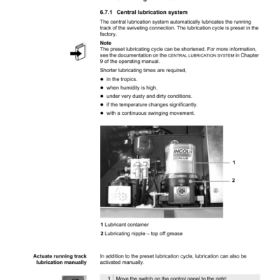 Sennebogen 850.0.205 Operating, Maintenance and Parts Manual