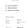 Sennebogen 850.0.318 Operators, Maintenance and Parts Manual