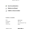 Sennebogen 850.0.329 Operators, Maintenance and Parts Manual
