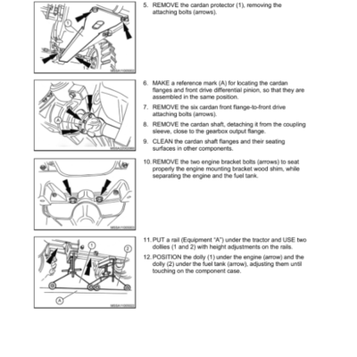 Valtra A650, A750, A850, A950, A990 Tractors Repair Manual