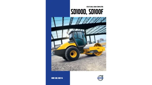 Volvo SD100D SD100F Soil Compactor Service Repair Manual