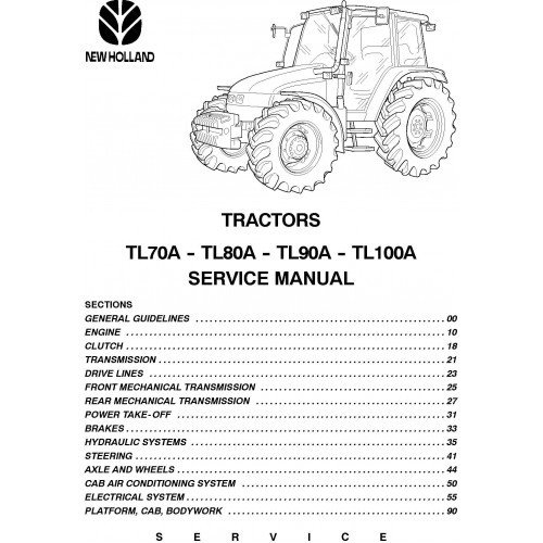 New Holland T4.90 Fb T4.100 Fb T4.110 Fb Operators Manual