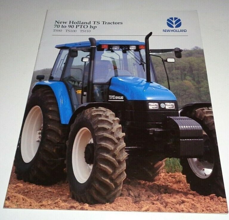 New Holland Ts90 Ts100 Ts110 Tractor Parts Catalog Manual